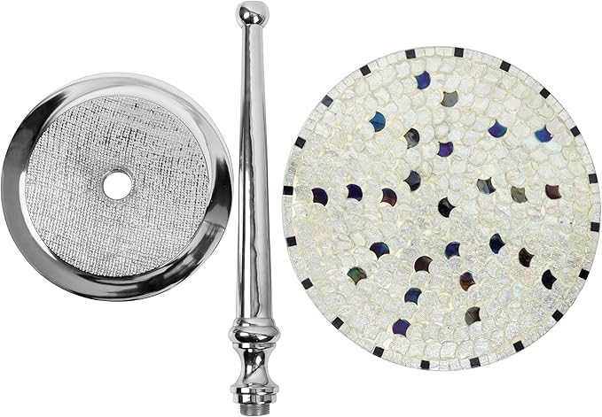 CLEENTABLE Mosaic Round End Table - Image 9