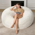 Hobestluk 5ft Bean Bag Chairs for Adults Large Beanbag Chair by YourHomeDeservesMore