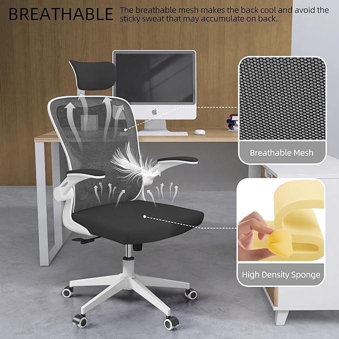 Ergonomic Office Chair, High-Back Mesh Computer Desk Chair - Image 5