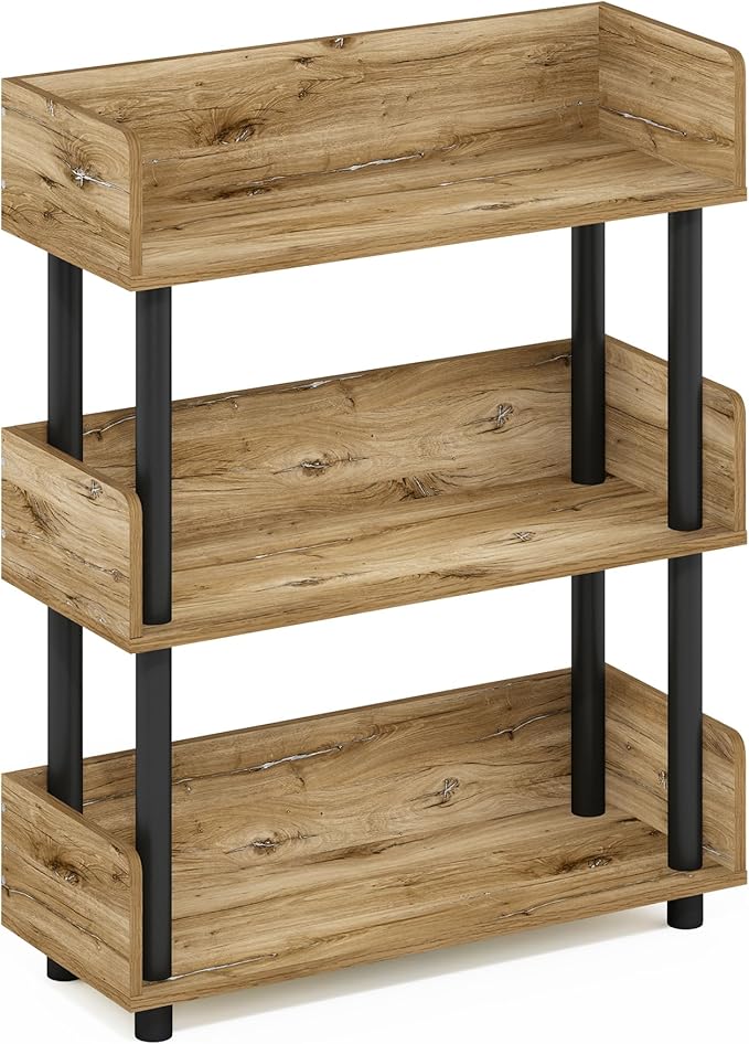 Furinno Turn-N-Tube 3-Tier Multipurposes Display Rack, Open Shelf Rack/Storage - Image 5