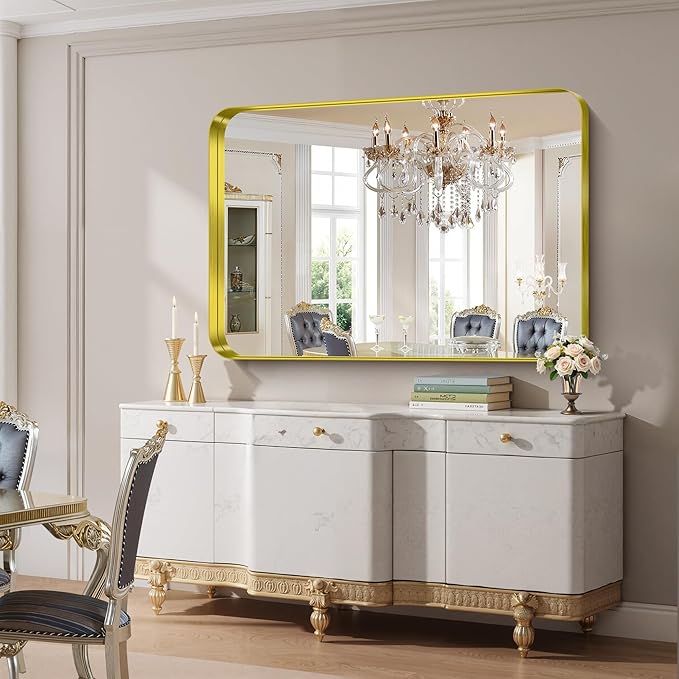 FORBATH 55x36 Inch Large Bathroom Mirror - Image 2