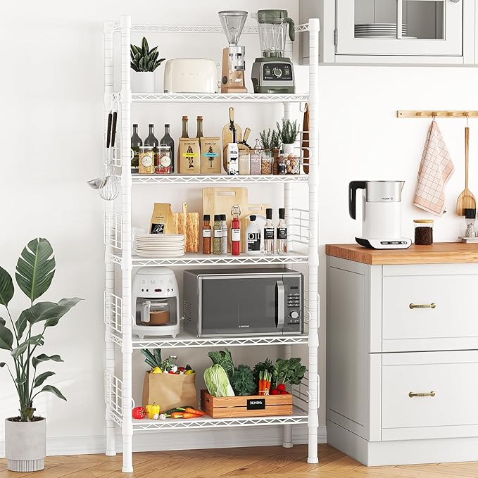 Metal Storage Rack, Storage Organizer Shelves - Image 2