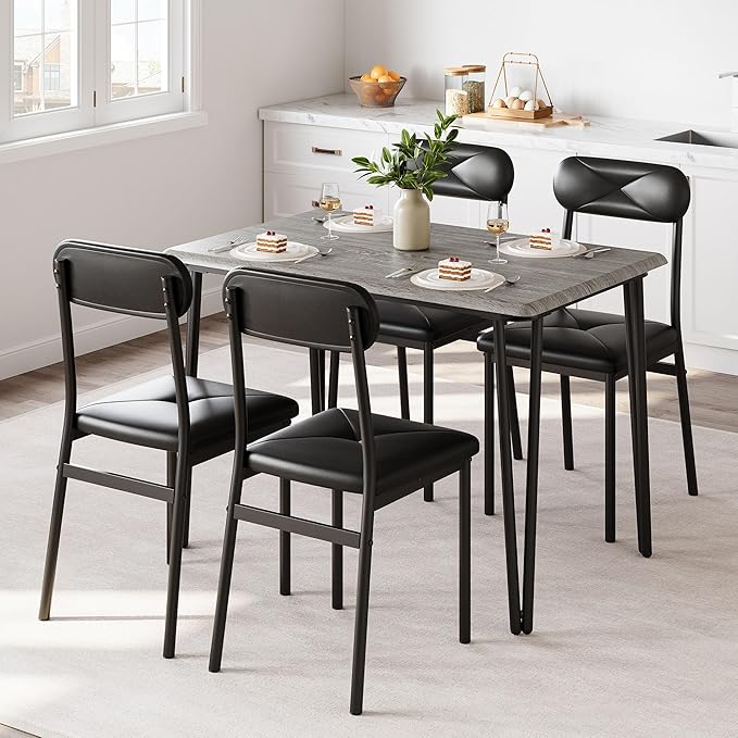 IDEALHOUSE Dining Table Set for 4, Kitchen Table by IDEALHOUSE