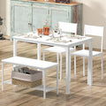SogesHome Kitchen Table Set for 4, Compact Dining Table Chair Set by SogesHome