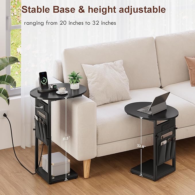 Vagusicc C Shaped End Table - Image 7