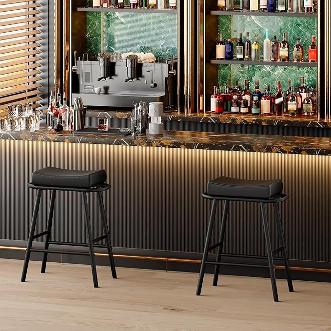 HOOBRO Bar Stools, 24” Barstools - Image 8