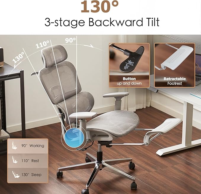 Ergonomic Mesh Office & Gaming Chair - Image 7