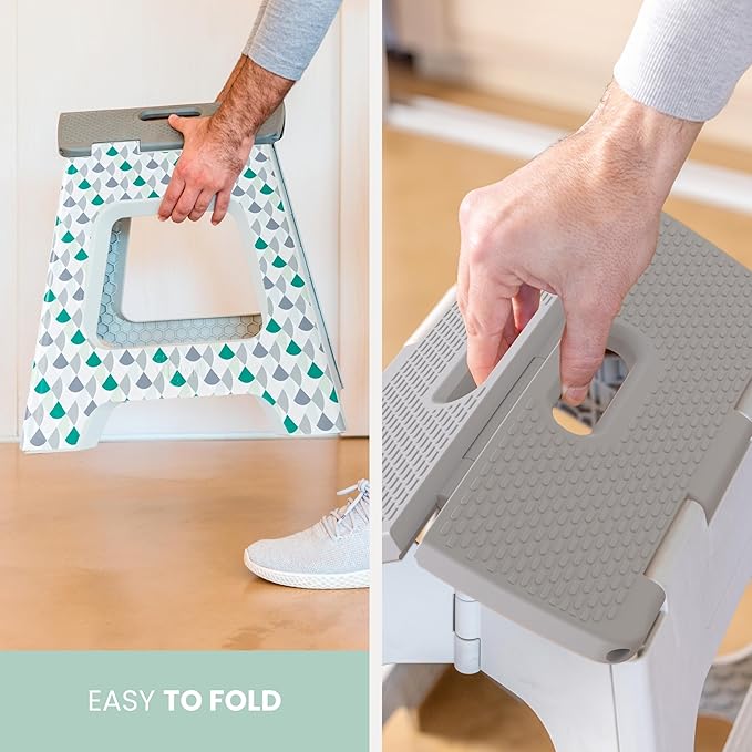 Vigar Compact Step Stool Foldable, 12-1/2-inch Step Stools - Image 8