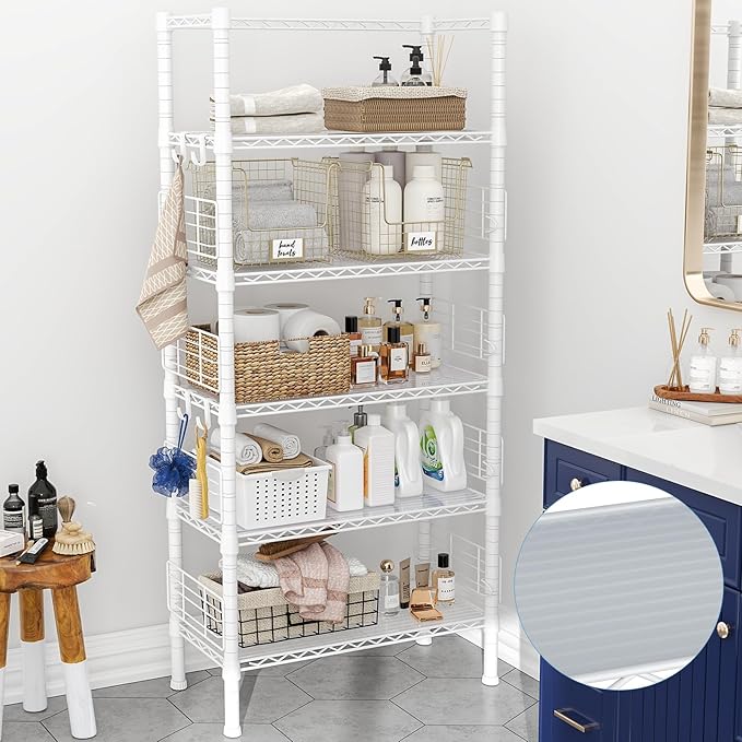 Metal Storage Rack, Storage Organizer Shelves - Image 6