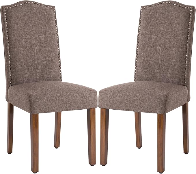 Stylish Upholstered Parsons Dining Chair Kitchen by SNUGWAY