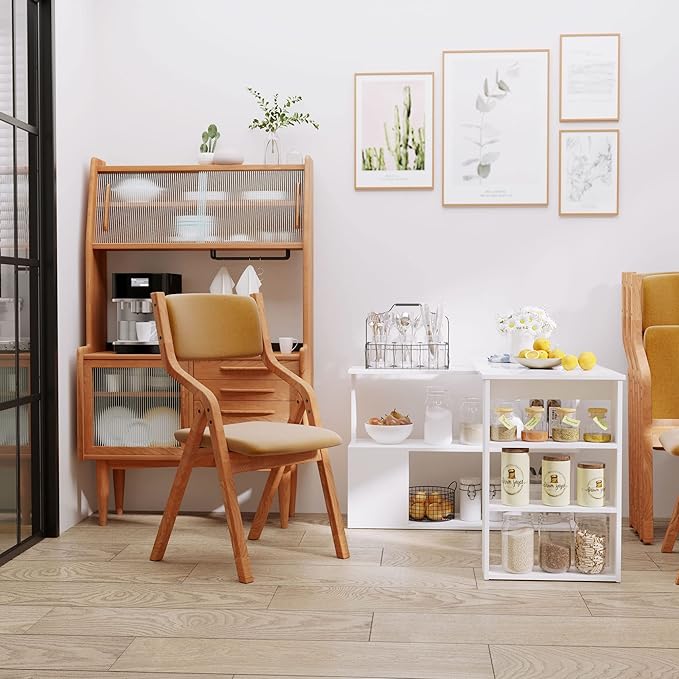 HOMCOM L Shaped Desk, Corner Computer Desk, 360 Degree Rotating Home Office Desk - Image 7