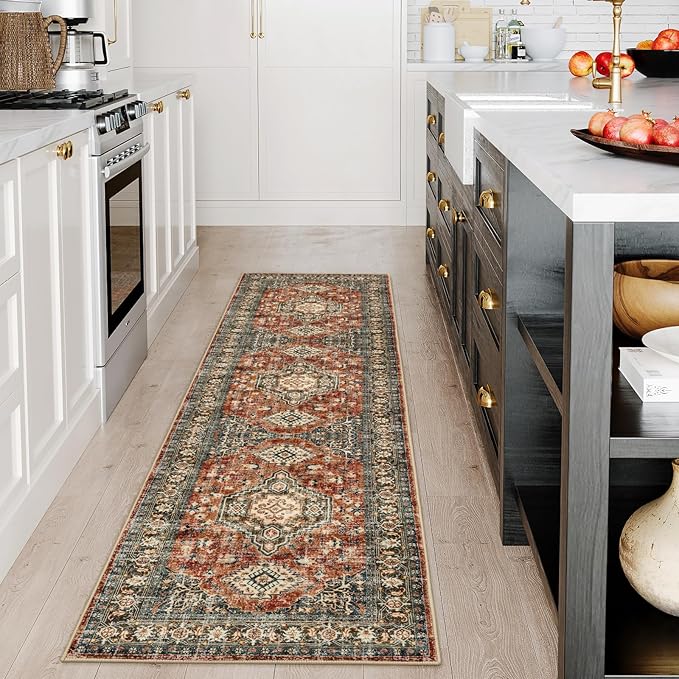 Lahome Oriental Washable Runner Rug Non Slip, 2x7 Rug Runners - Image 3