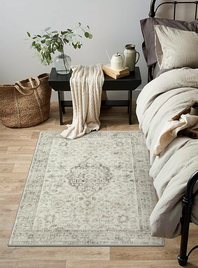 LIVEBOX Entryway Rug 3x5 Washable Area Rugs - Image 2