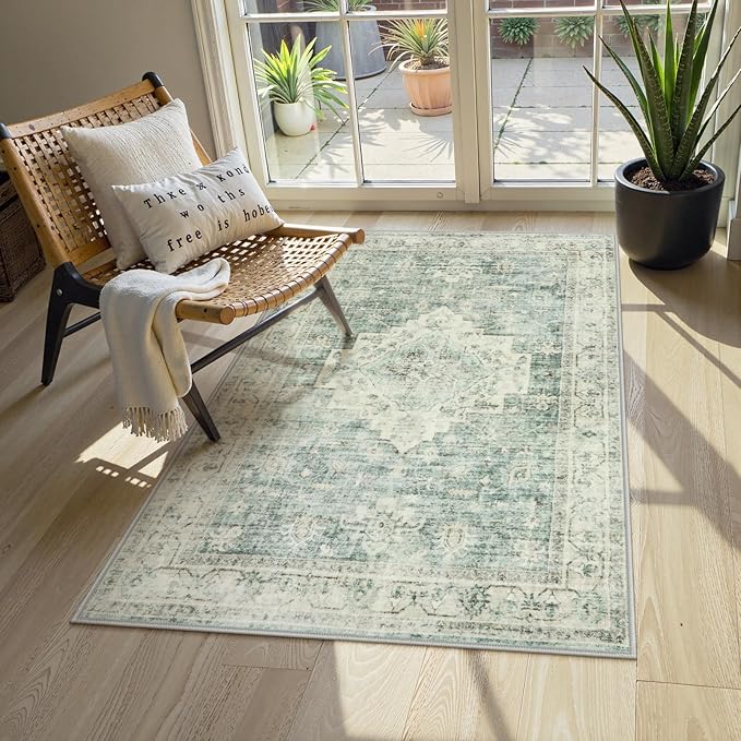 LIVEBOX Entryway Rug 3x5 Washable Area Rugs - Image 2