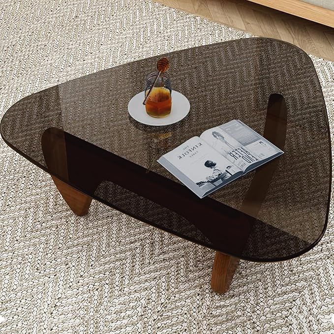 Modern Glass Coffee Table for Living Room, Small mid Century Modern Coffee Table - Image 7