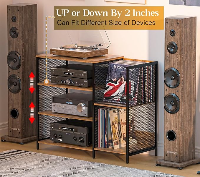 Large Record Player Stand Table - Image 7