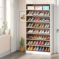 Tribesigns Tall Shoe Cabinet, 9 Tiers 40-45 Pairs Heavy Duty Wood Freestanding by Tribesigns