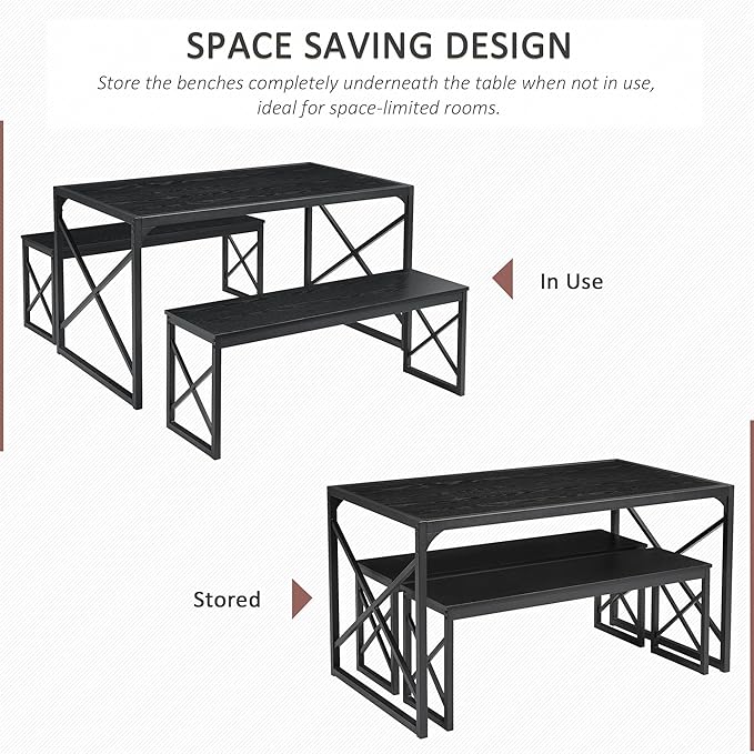 VECELO Kitchen Dining Table Set - Image 5