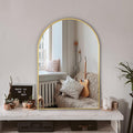 Arched Wall Mirror for Bathroom, Mirrors for Wall, Vanity Mirror for Bedroom by TRAHOME