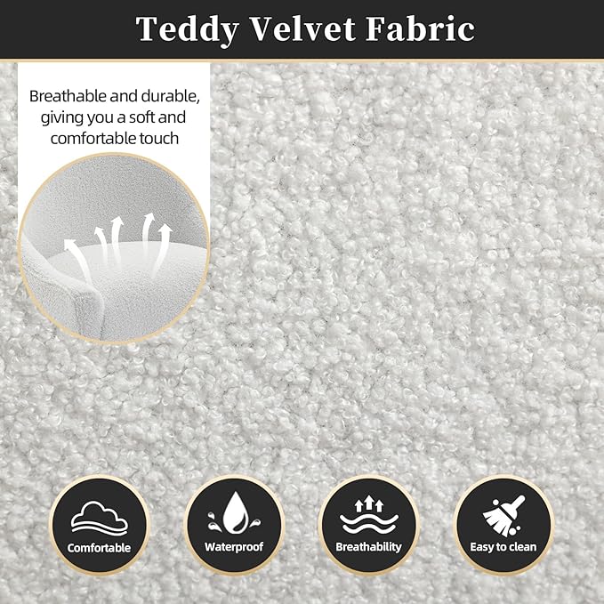 Modern Velvet Dining Chairs Set of 4, Contemporary Upholstered Furniture - Image 6