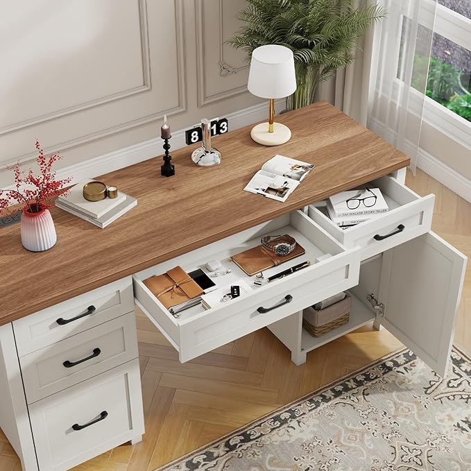 Farmhouse 61'' Executive Desk - Image 3