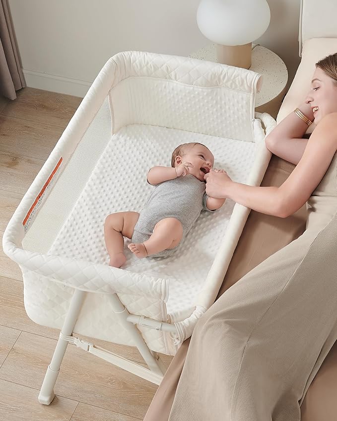 AirClub Bassinet Bedside Sleeper, Baby Crib by AirClub