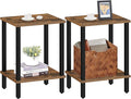 TUTOTAK End Table, Side Table, Nightstand, 2-Tier Storage Shelf, Sofa Table by WelcometotheTUTOTAKHome