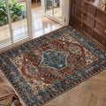 Tangsoo Washable Entryway Rugs 2x3 Vintage Non Slip Small Area Rug, Indoor by Tangsoo