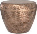 SIMPLIHOME Preston Modern Industrial 22 inch Wide Metal Metal Side Table in by SimpliHome