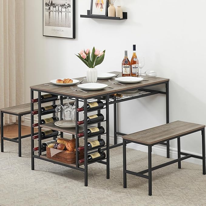IDEALHOUSE Dining Table Set for 4, Kitchen Table Set for 4 - Image 8
