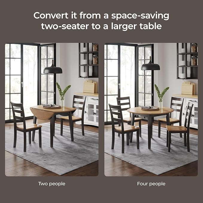 Signature Design by Ashley Gesthaven Contemporary Dining Drop Leaf Table - Image 7
