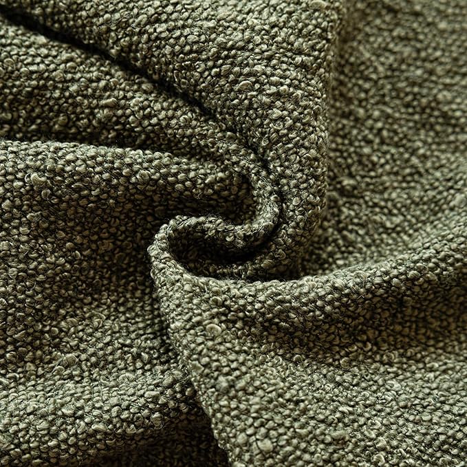 Foindtower Pack of 2 Modern Textured Boucle Throw Pillow Covers Accent Solid - Image 3