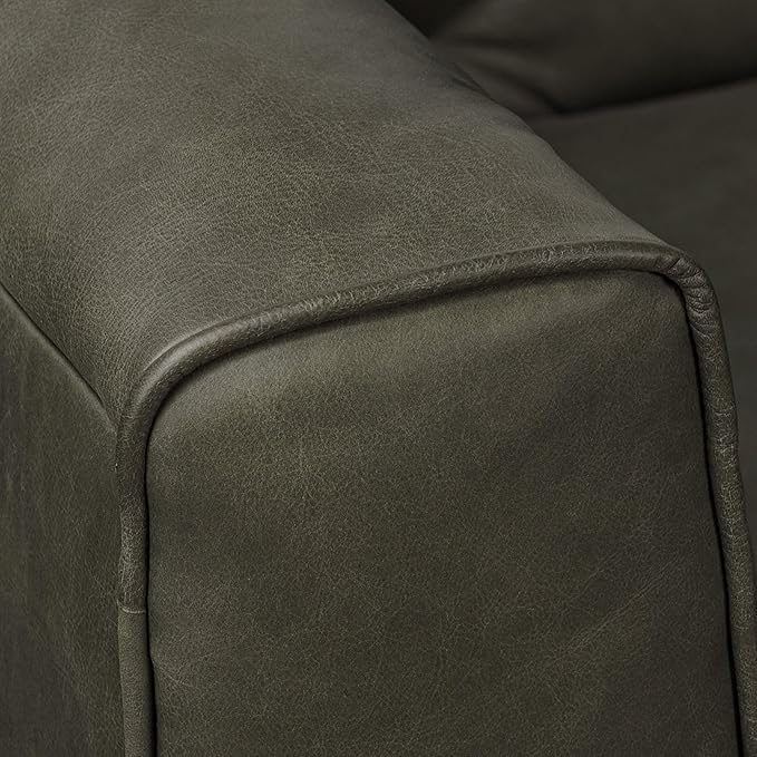 POLY & BARK Essex Leather Couch - Image 9