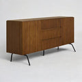 NTC Veil Sideboard with 2 Doors and 3 Drawers, Buffet Cabinet with Vertical by NTC