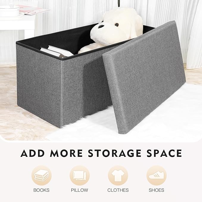B FSOBEIIALEO Storage Ottoman - Image 4