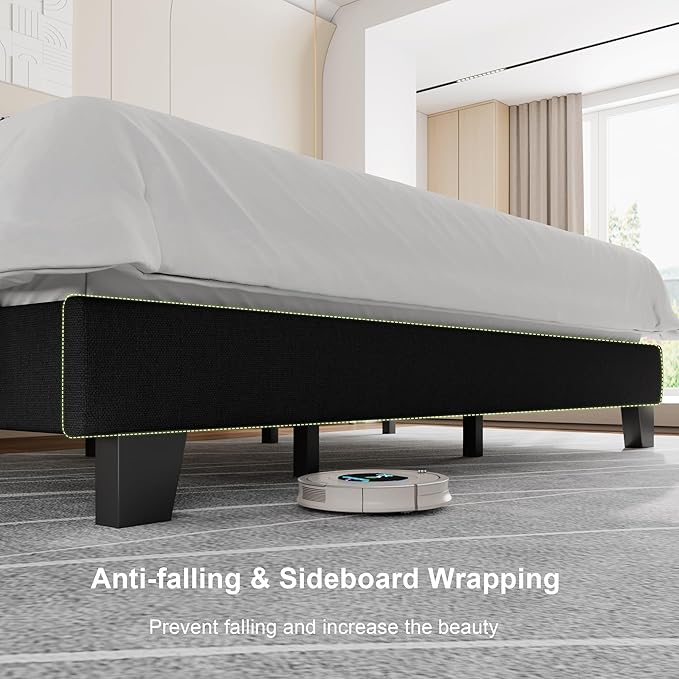 Feonase King Size Platform Bed Frame, Upholstered Bed - Image 6
