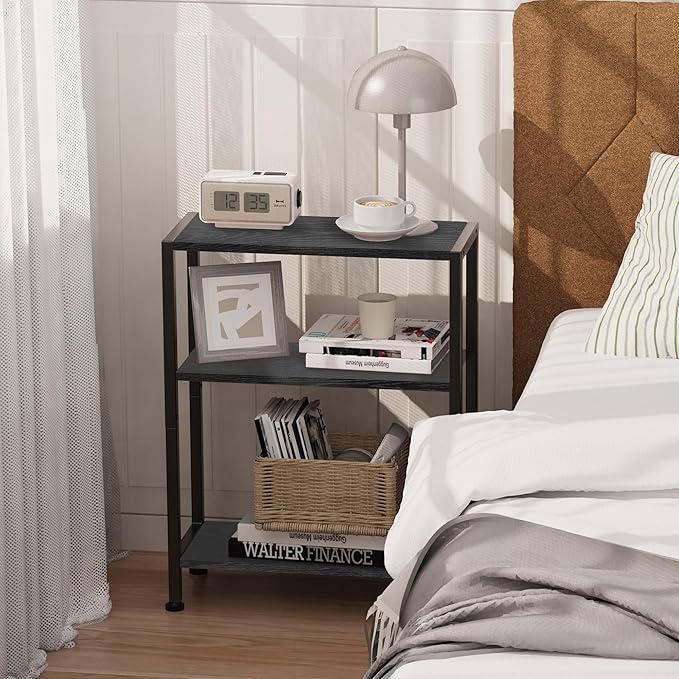 3-Tier Side Table Set of 2, Small End Table, Sofa Side Table - Image 9