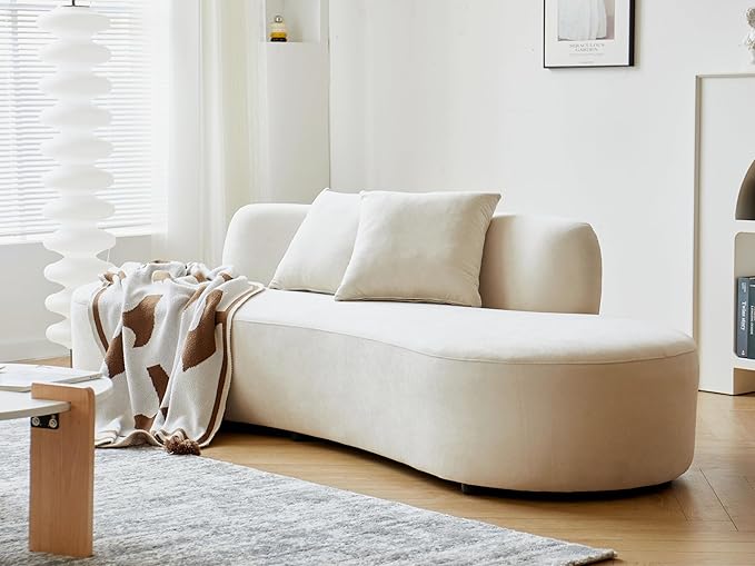 Container Furniture Direct 90" Curved Sofa - Image 5