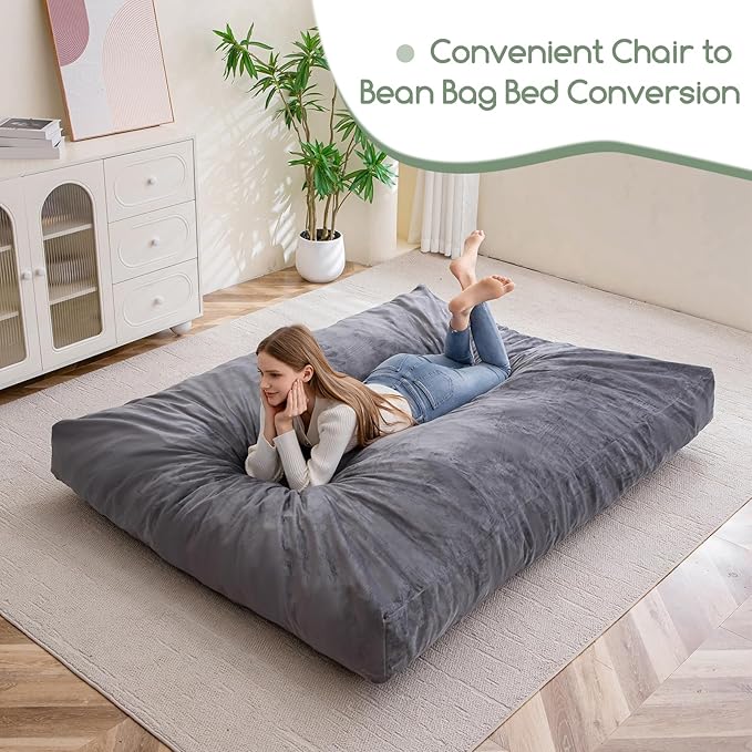 HIGOGOGO Giant Bean Bag Chair Bed - Image 5