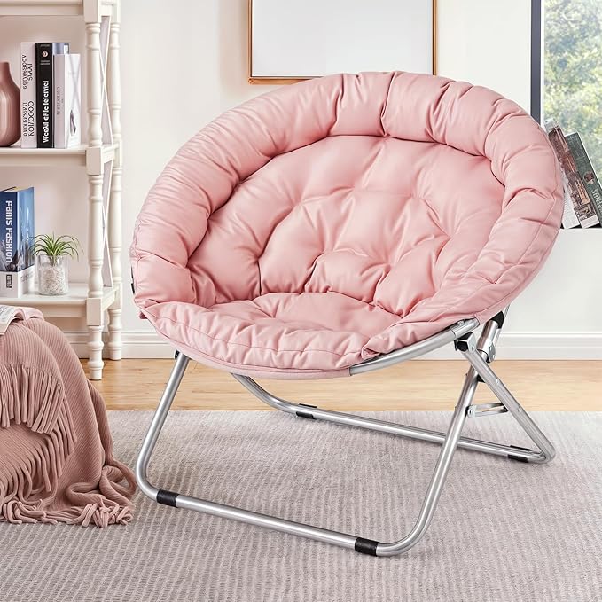 MoNiBloom Round Folding Saucer Chair - Image 2