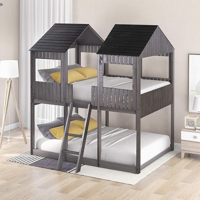 Ball & Cast Full Over Full Size Playhouse Bunk Bed - Image 3