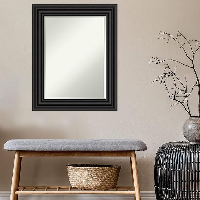Amanti Art Black Bathroom Mirror - Image 6