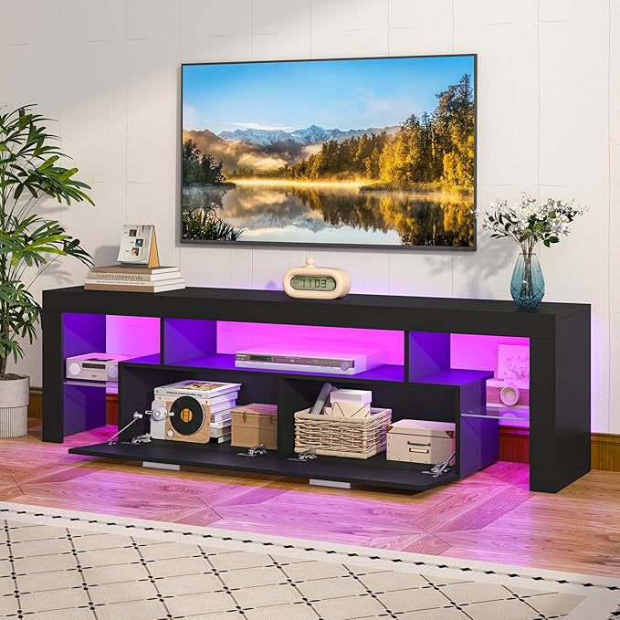 Clikuutory Modern Lighting 63 inch TV Stand - Image 7