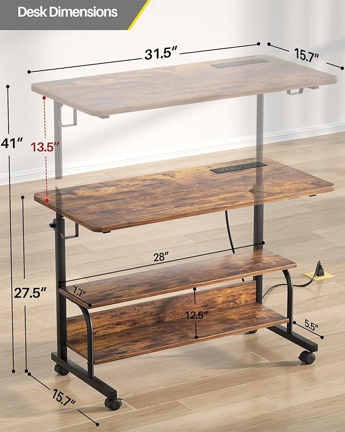 Height Adjustable Standing Desk - Image 3