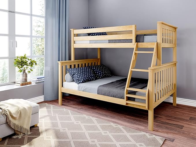 Max & Lily Bunk Bed Twin Over Full Size by MaxLily