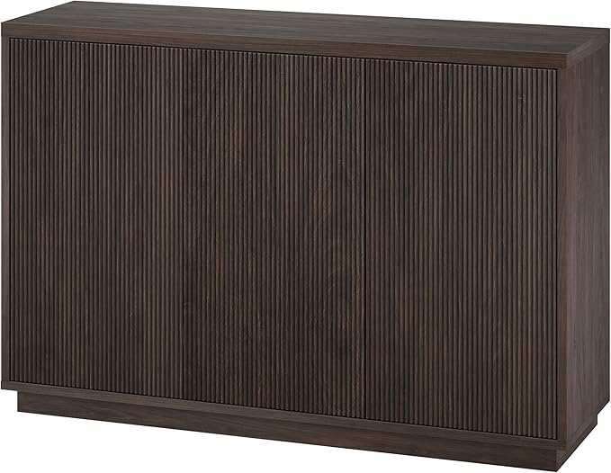 Henn&Hart 48" Wide Rectangular Buffet Table in Warm Brown, - Image 5