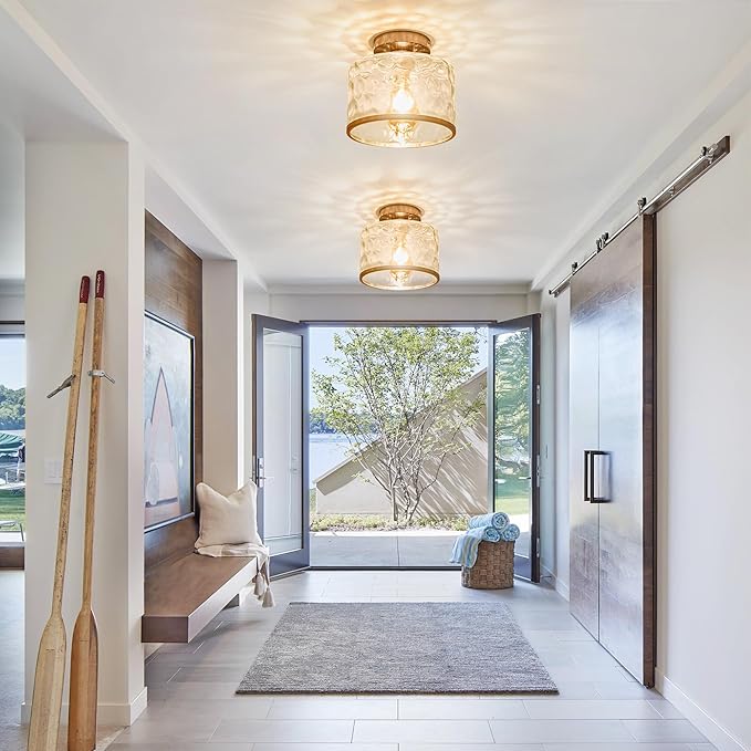 Modern Semi Flush Mount Ceiling Light - Image 6