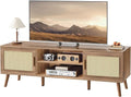 SUPERJARE Boho TV Stand for 65 Inch TV, Entertainment Center by SUPERJARE