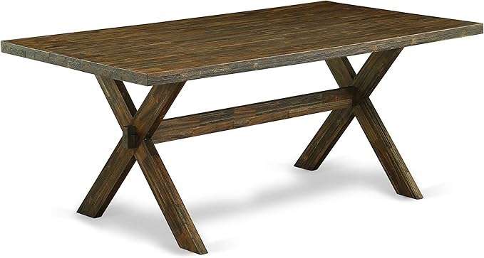 East West Furniture X777VE703-6 6 Piece Dining Set Contains a Rectangle Dining - Image 3