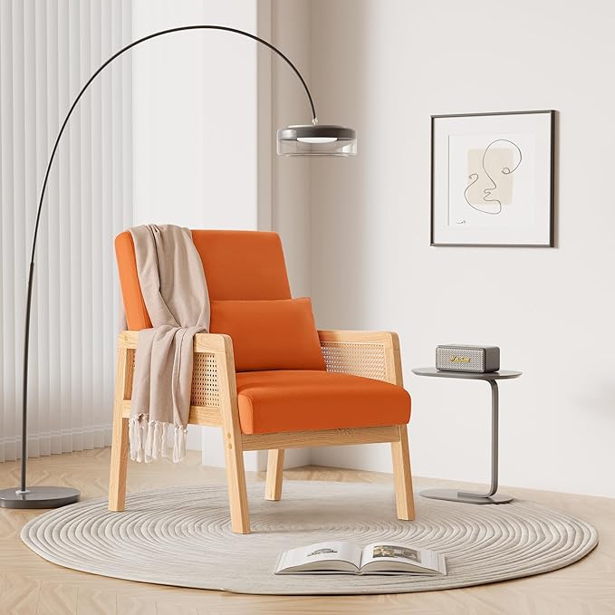 YESHOMY Mid-Century Accent Chair - Image 3